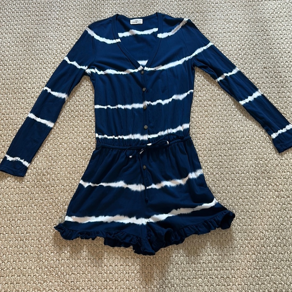 Anthropologie T.La Ruffled Romper